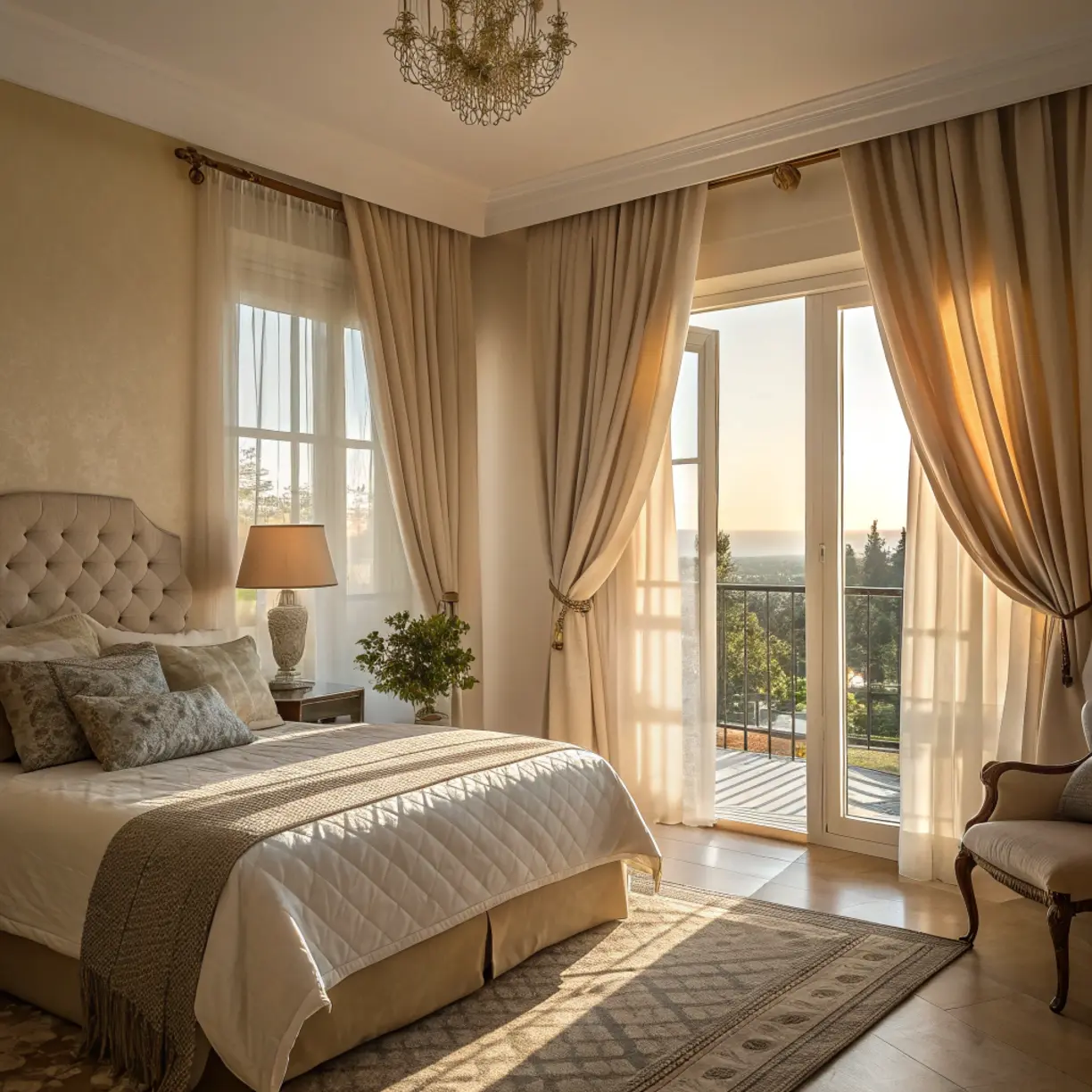 bedroom curtain ideas