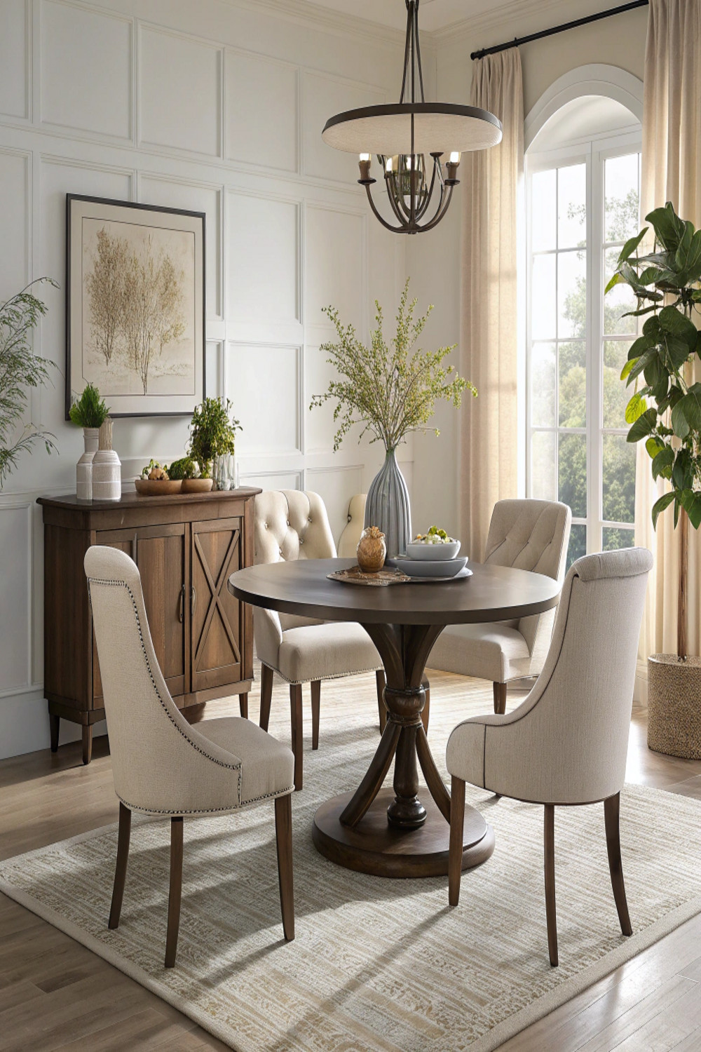 round dining tables for 4