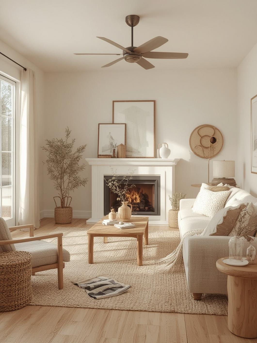 modern farmhouse living room