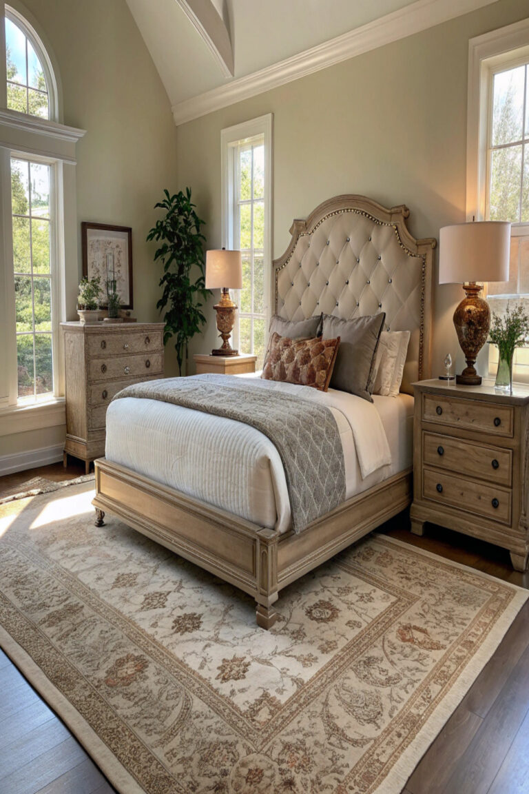 what size rug for queen bed