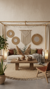 afro boho living room ideas