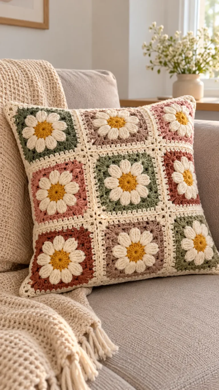 crochet pillow cover ideas