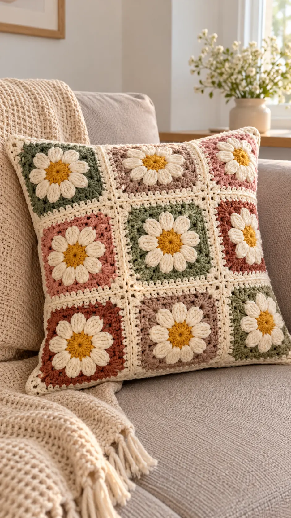 crochet pillow cover ideas